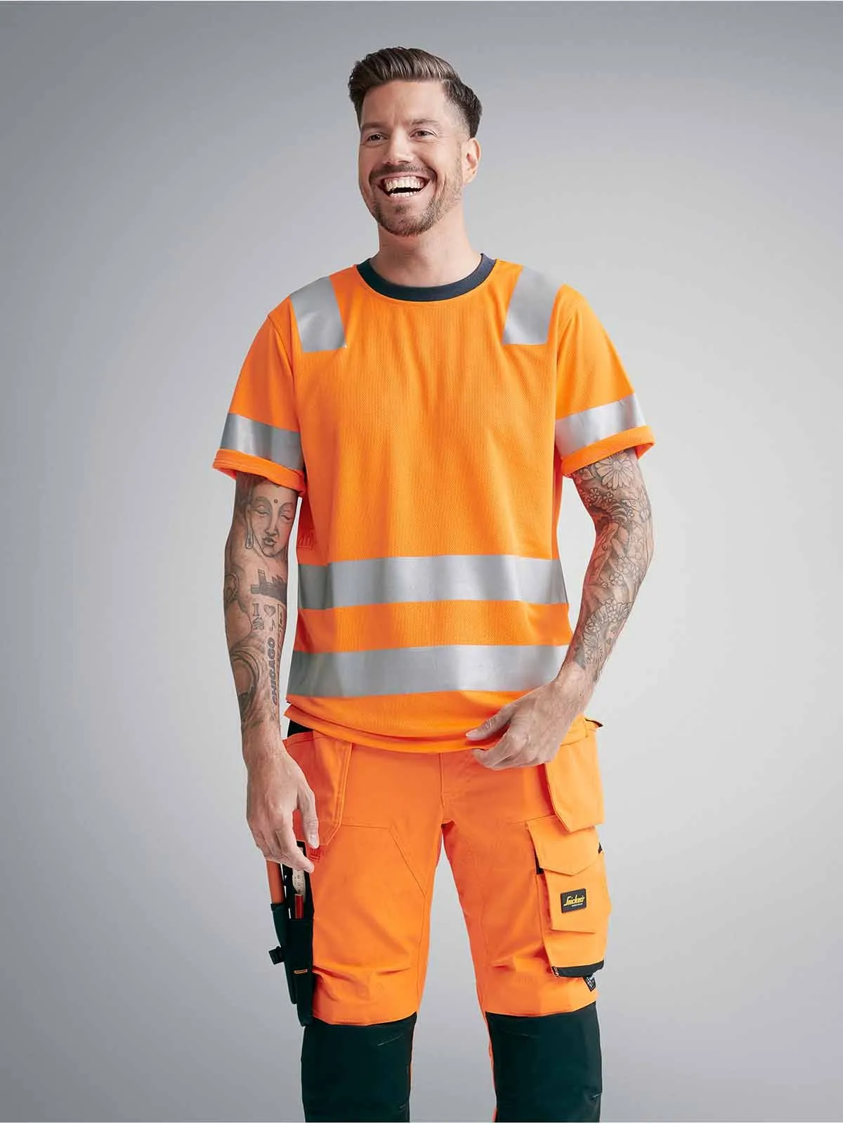 2530&#x20;High&#x20;Vis&#x20;Work&#x20;T-shirt&#x20;Class&#x20;2&#x20;-&#x20;Snickers