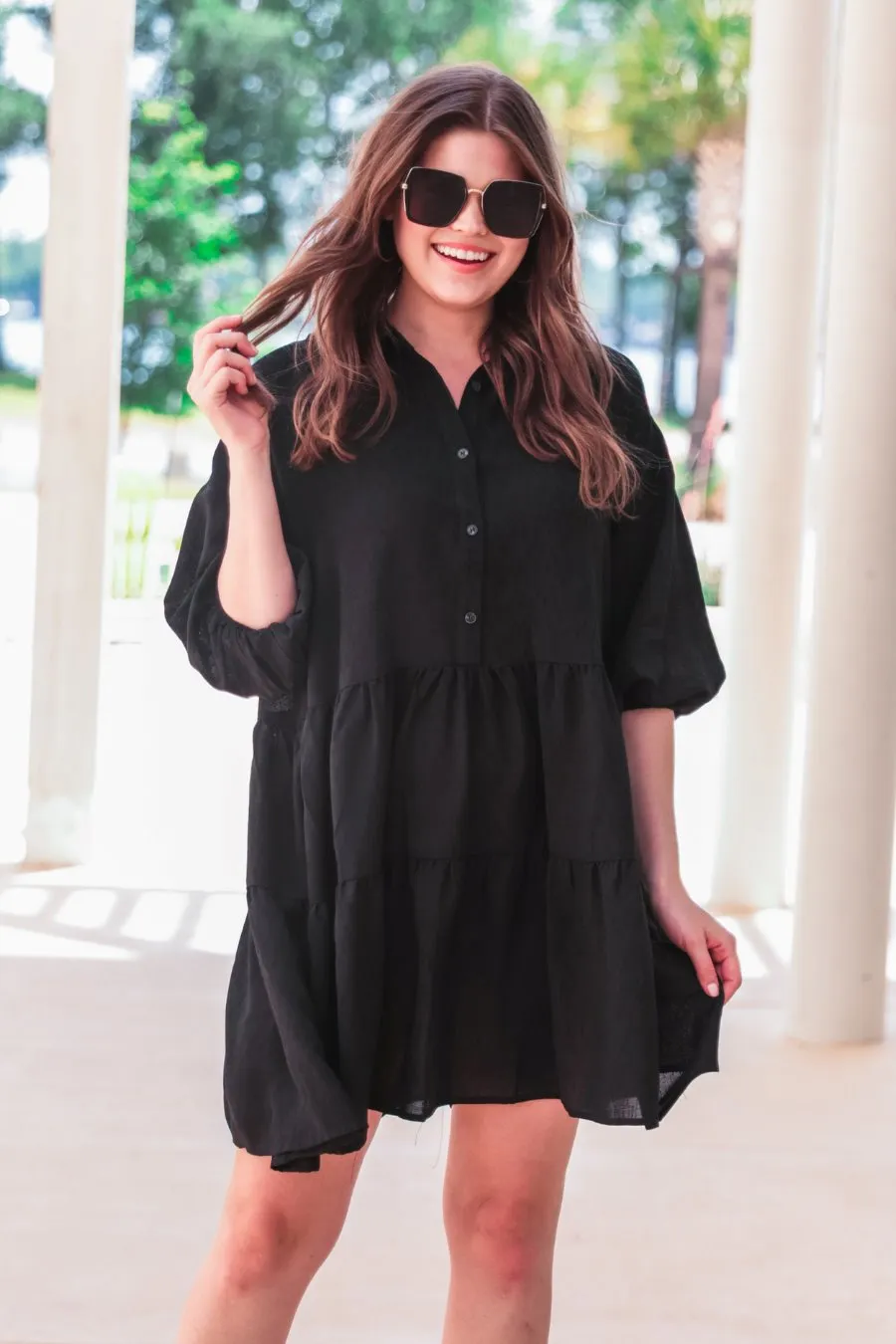 All To Myself Button Up Dress