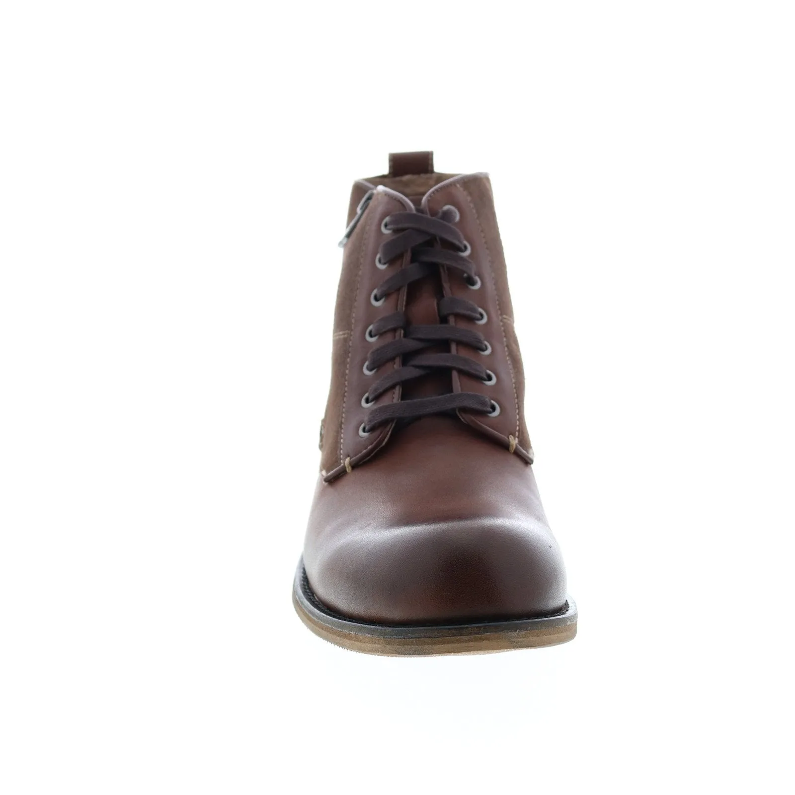 Andrew Marc Forest AMFORSTL-2096 Mens Brown Leather Casual Dress Boots