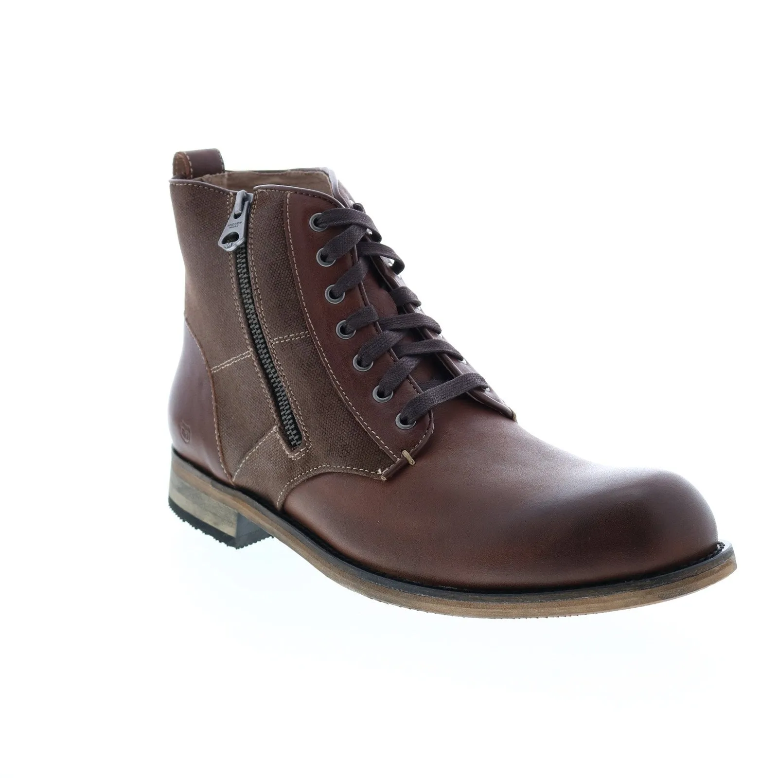 Andrew Marc Forest AMFORSTL-2096 Mens Brown Leather Casual Dress Boots