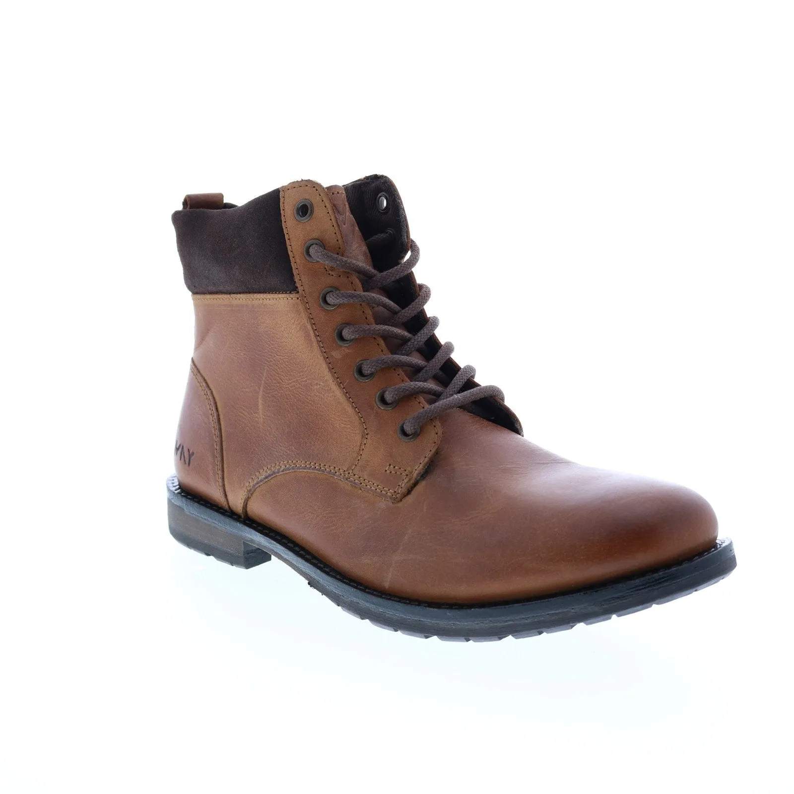 Andrew Marc Kent NYKENTWG-2905 Mens Brown Leather Casual Dress Boots
