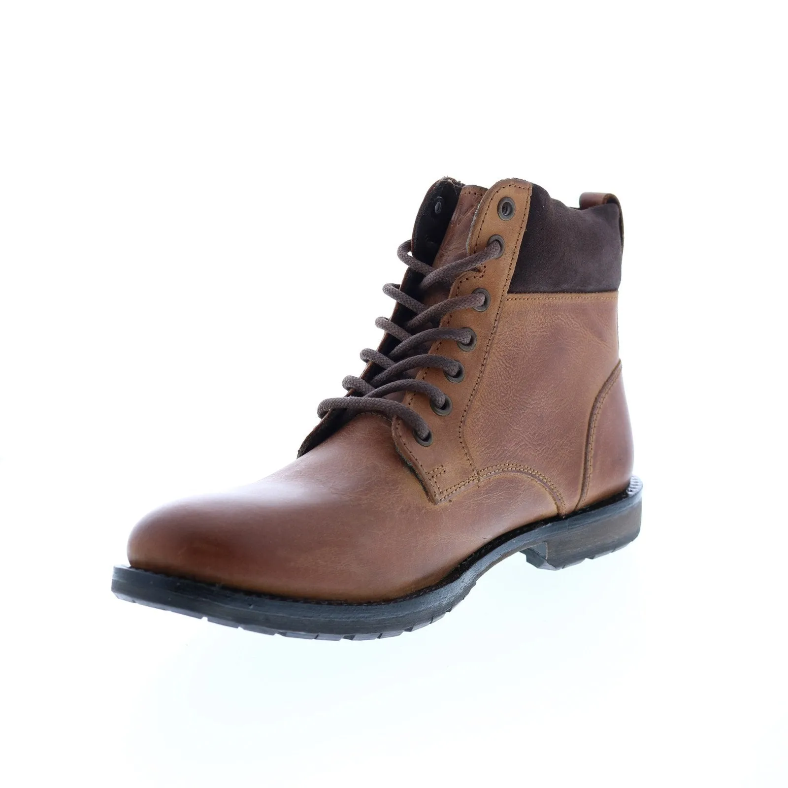 Andrew Marc Kent NYKENTWG-2905 Mens Brown Leather Casual Dress Boots