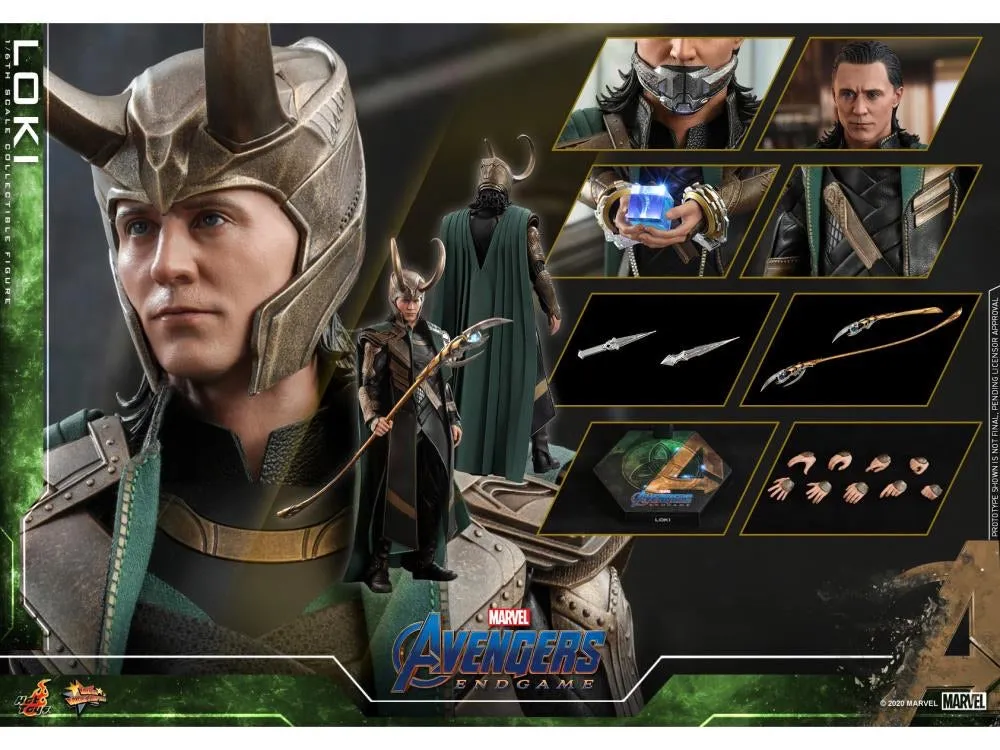 Avengers: Endgame Loki 1/6th Scale Collectible Figure by hot toys