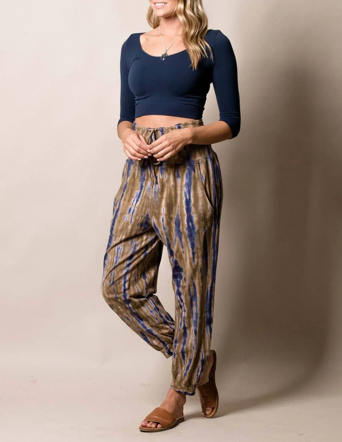 Avery Organic Cotton Pants - Sage M/L - As Is Clearance