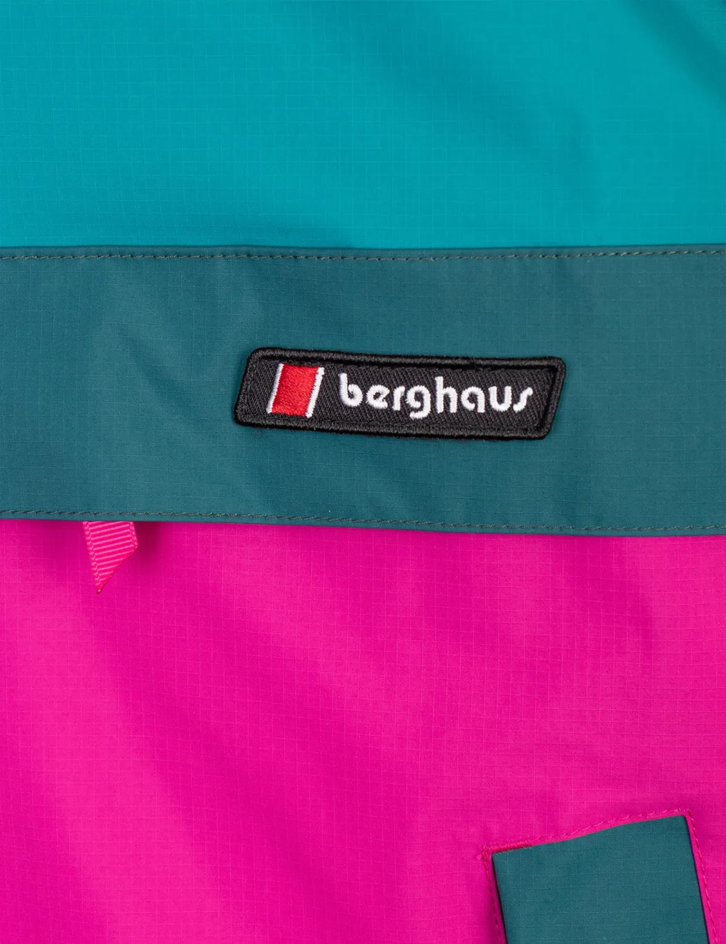 Berghaus Dean Street Ski Smock 86 Jacket - Deep Lake/Festival Fuchsia/Deep Teal