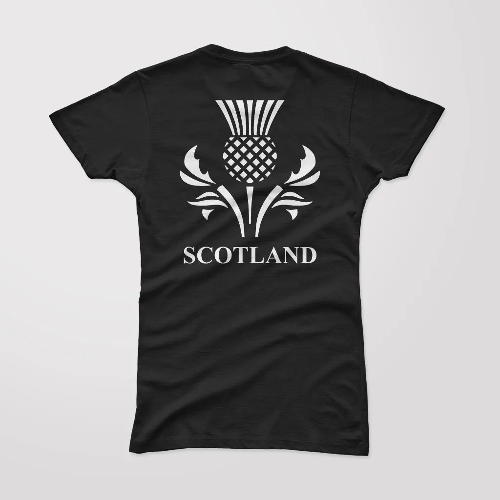 Bruce Family Crest DNA In Me Womens Cotton T Shirt