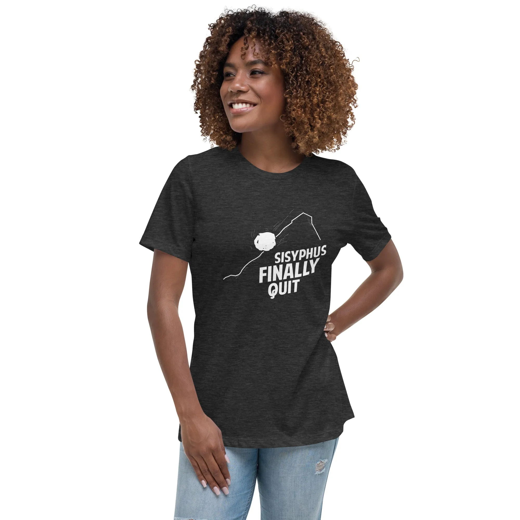 Camus - Sisyphus Finally Quit - Women's T-Shirt