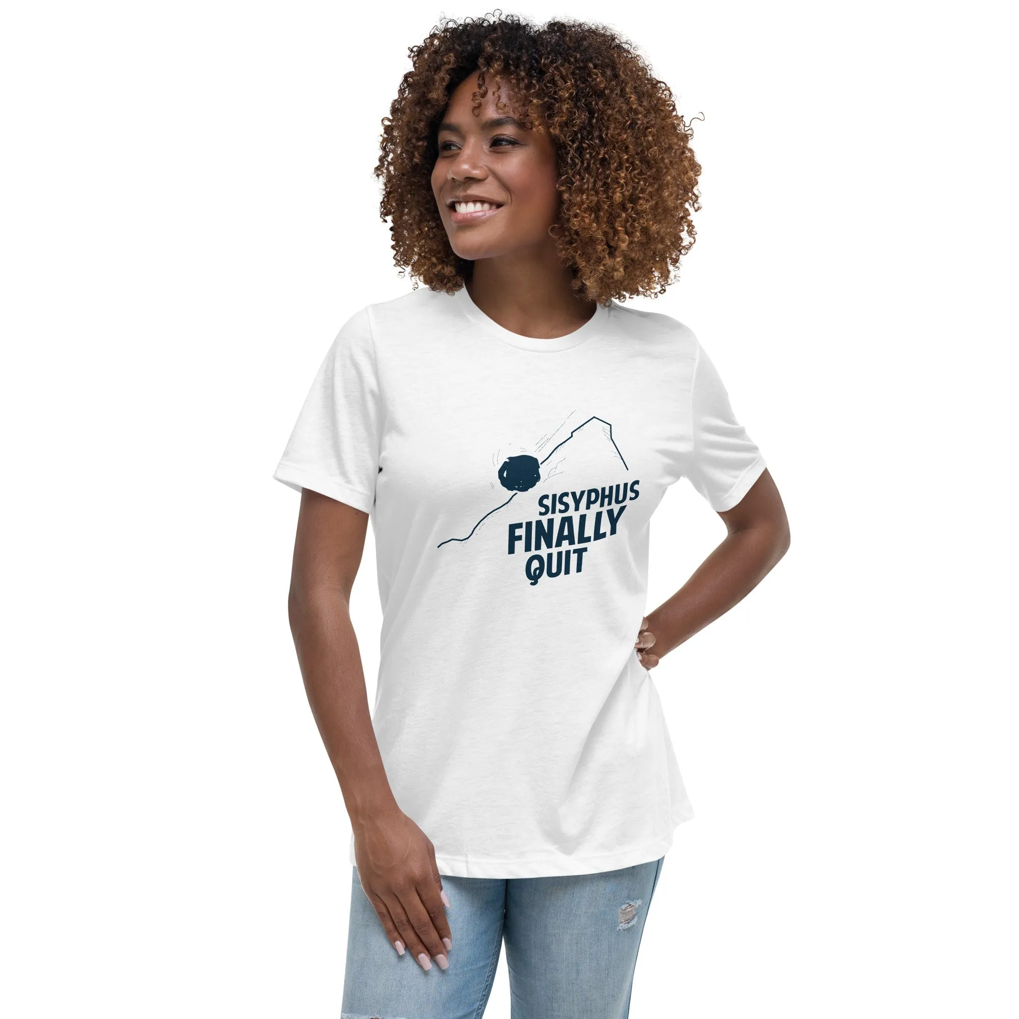 Camus - Sisyphus Finally Quit - Women's T-Shirt