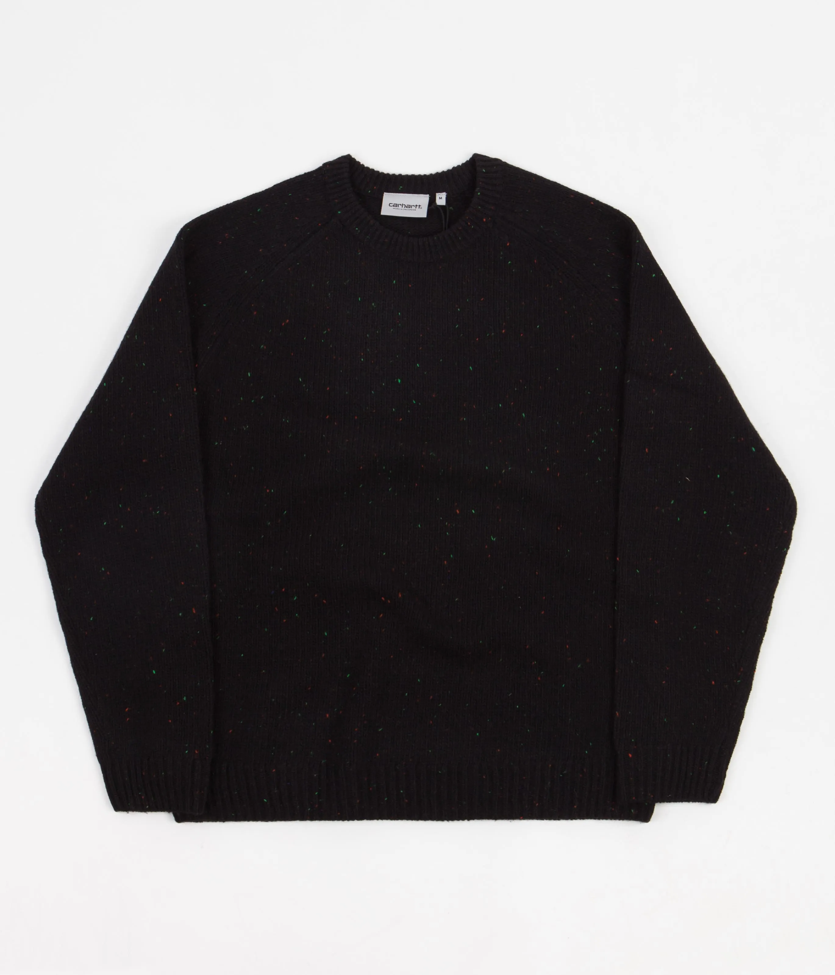 Carhartt Anglistic Crewneck Sweatshirt - Speckled Black