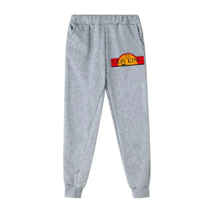 Children's sportswear hoodie Children's hoodie Spring fall boys and girls tops Lion King cartoon printed children's clothing