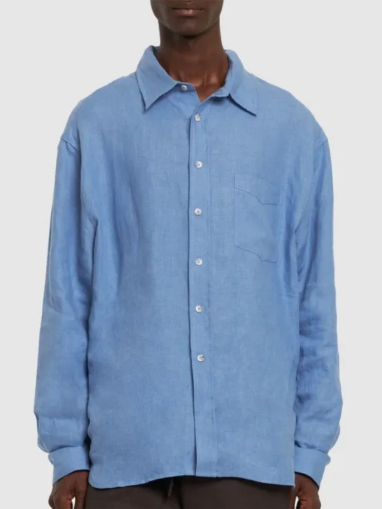 Commas   Relaxed linen shirt 