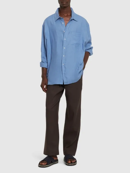 Commas   Relaxed linen shirt 