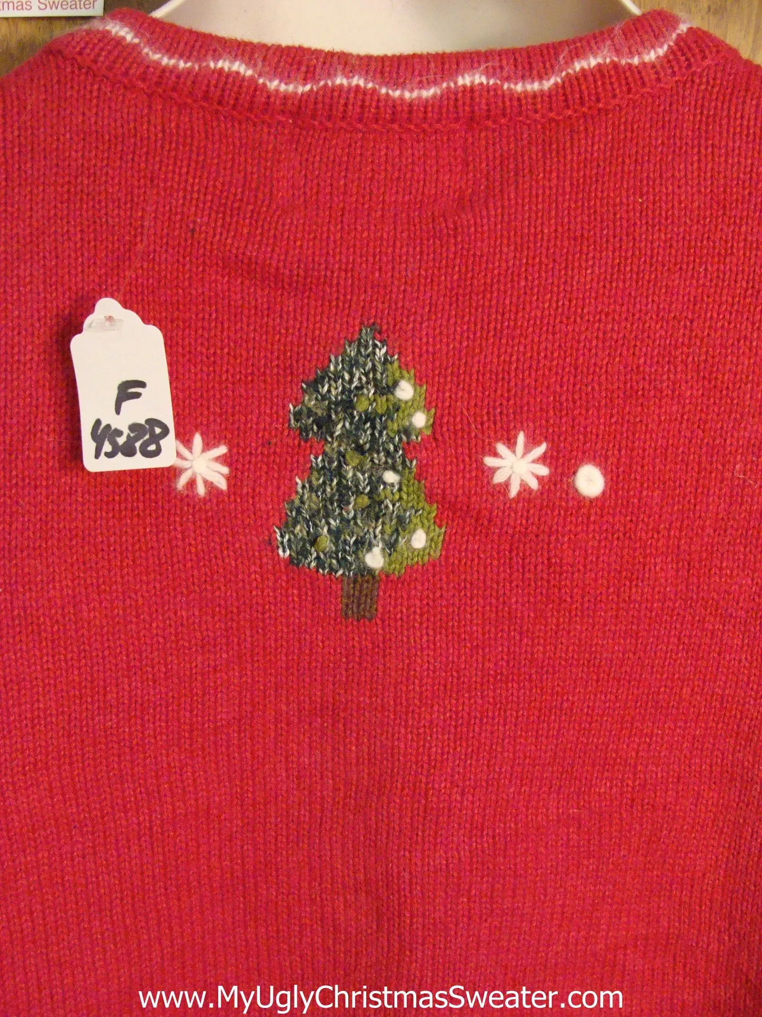 Crafty Snowman and Trees Cute Holiday Sweater