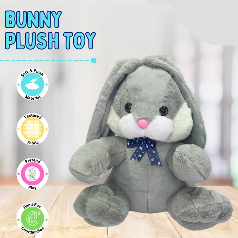 Cute Bunny Soft Toy for Girls/Kids | Soft Stuffed Plush Animal Huggable Rabbit with Long Ears  (38cm)