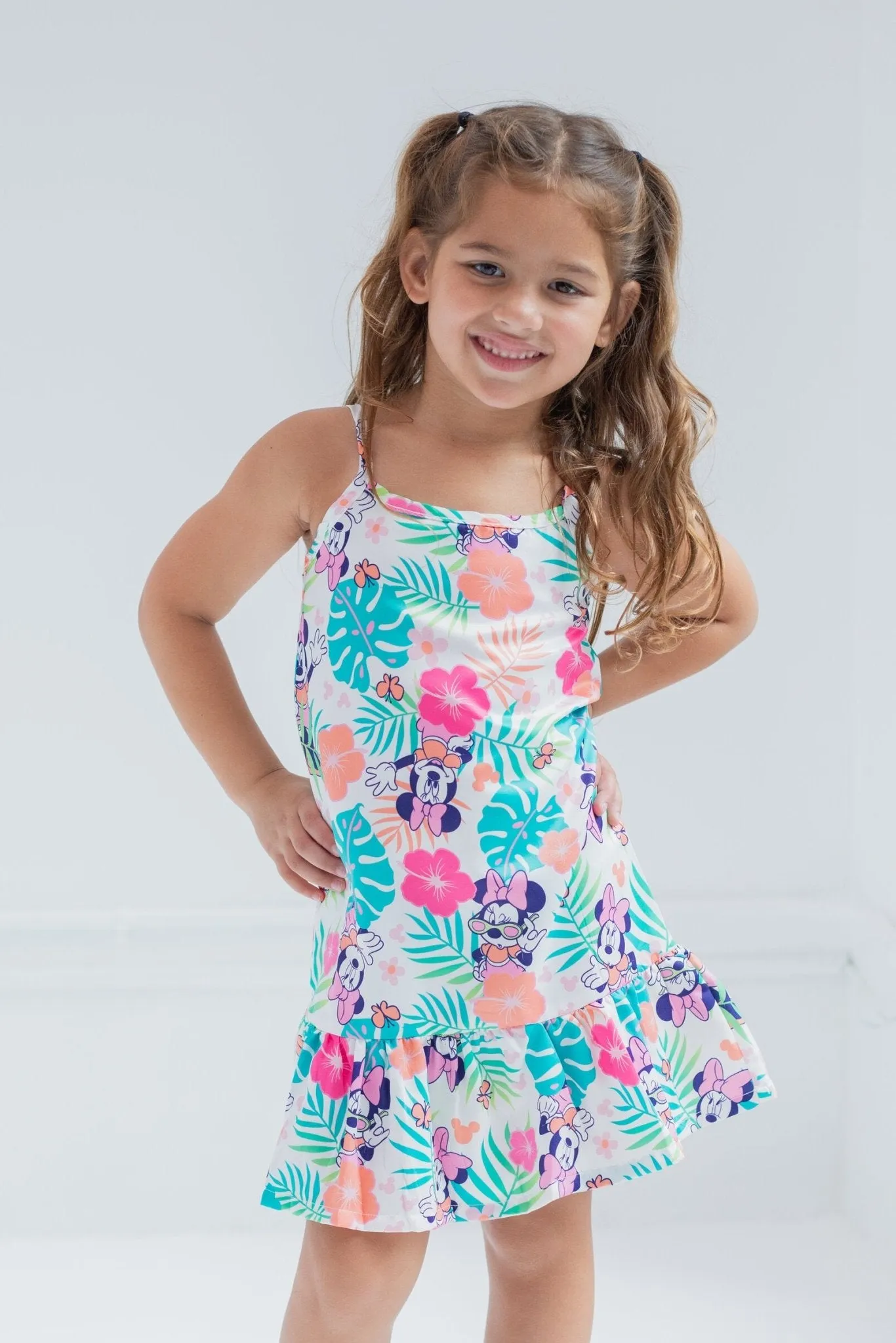 Disney Mickey Mouse Minnie Mouse Girls Sleeveless Dress