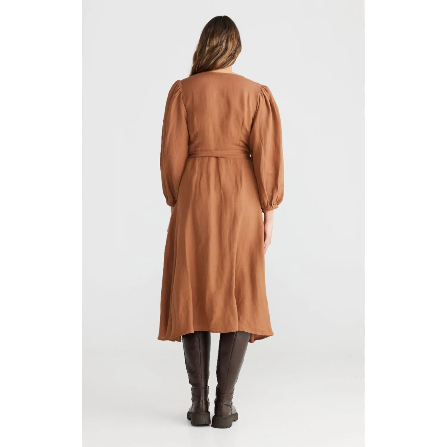 Dress Amor Wrap - Terracotta