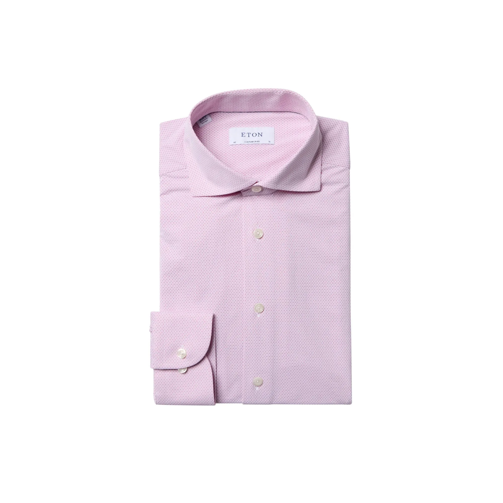 ETON Plain Buttoned Shirt SC-contemporary Fit LIGHT PINK