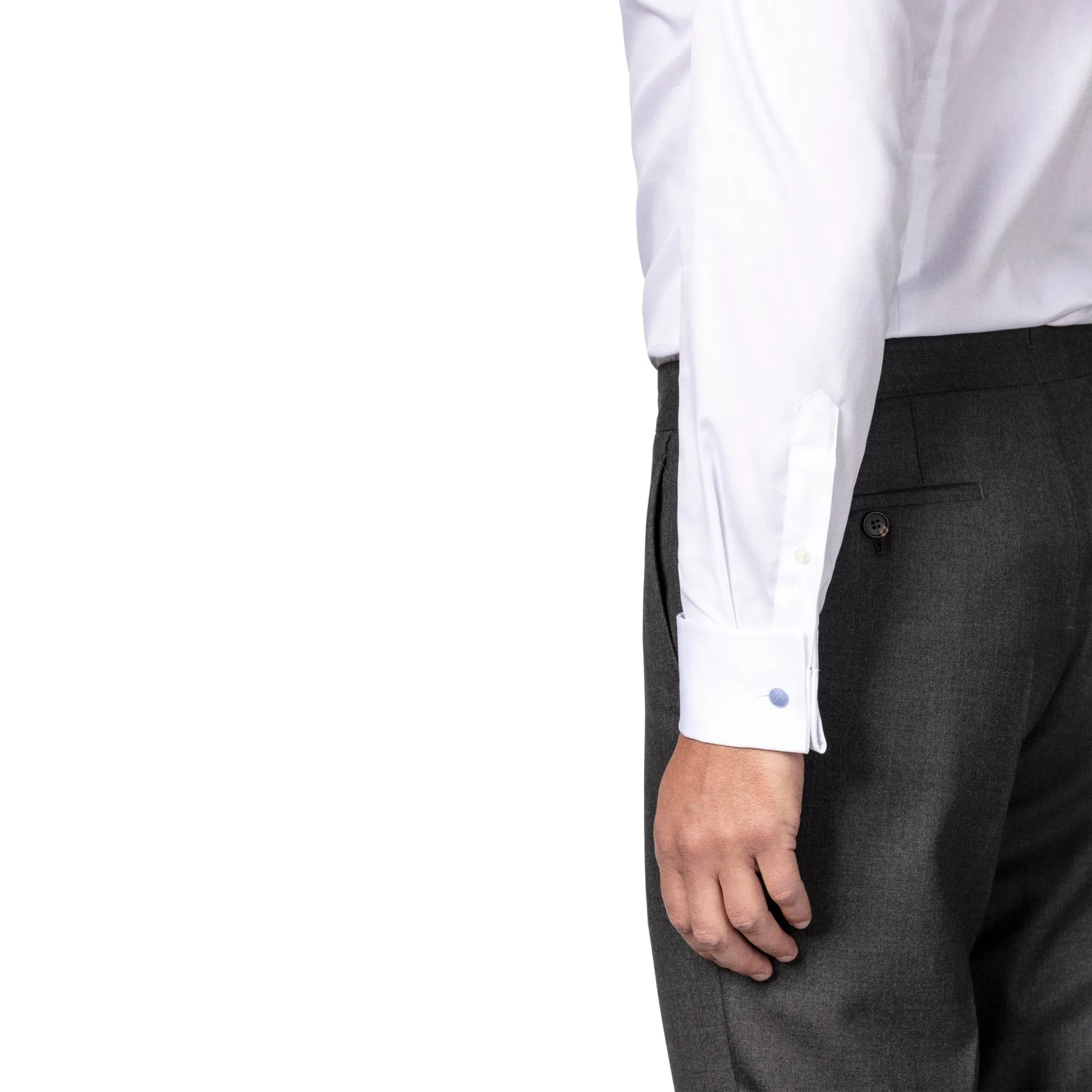 ETON Signature Twill Shirt - French Cuffs WHITE