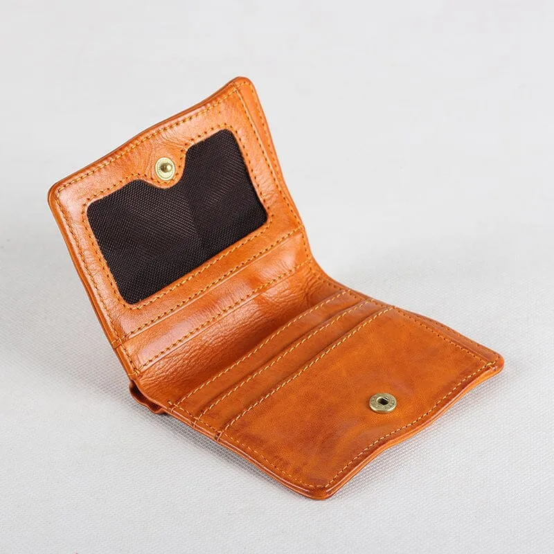Fashion simple men's and women's handmade wallets