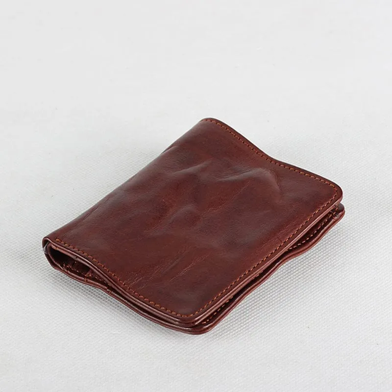 Fashion simple men's and women's handmade wallets