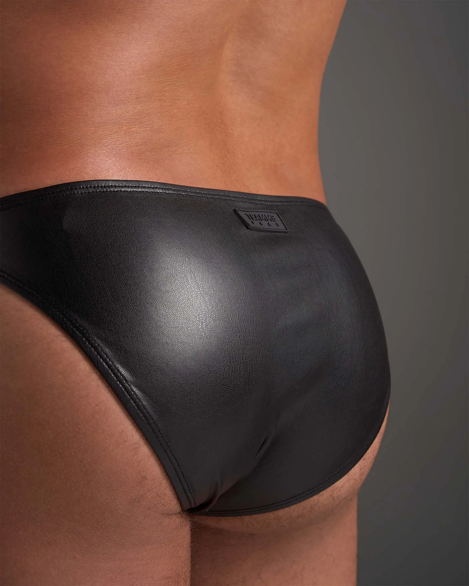 Flex Brief - Faux Leather Black