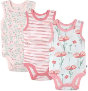 HonestBaby Sleeveless and Cami Bodysuits One-piece 100% Organic Cotton