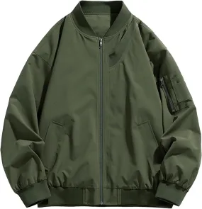 JEsilunmaMY Men's Warm Winter Polar Fleece Jacket Full Zip Outdoor Hooded Sherpa Jacket Casual Quilted Lined Bomber Jacket