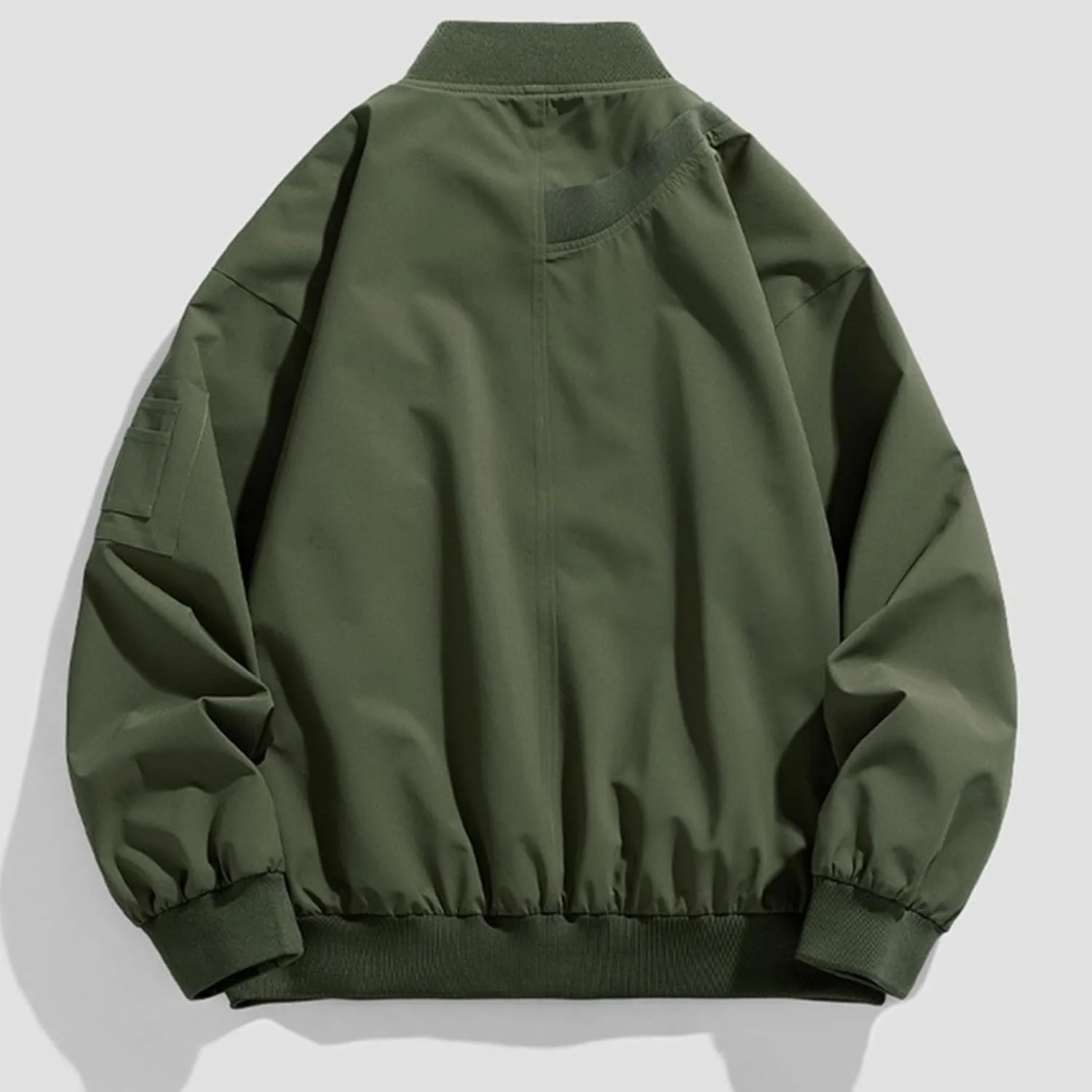 JEsilunmaMY Men's Warm Winter Polar Fleece Jacket Full Zip Outdoor Hooded Sherpa Jacket Casual Quilted Lined Bomber Jacket