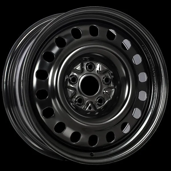 Krypton Steel Wheel 16X6.5 5X100 ET 40MM Bore 57.1 Black ArcticArmor Shield Coat Steel Rim