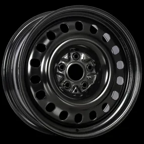 Krypton Steel Wheel 16X6.5 5X100 ET 40MM Bore 57.1 Black ArcticArmor Shield Coat Steel Rim