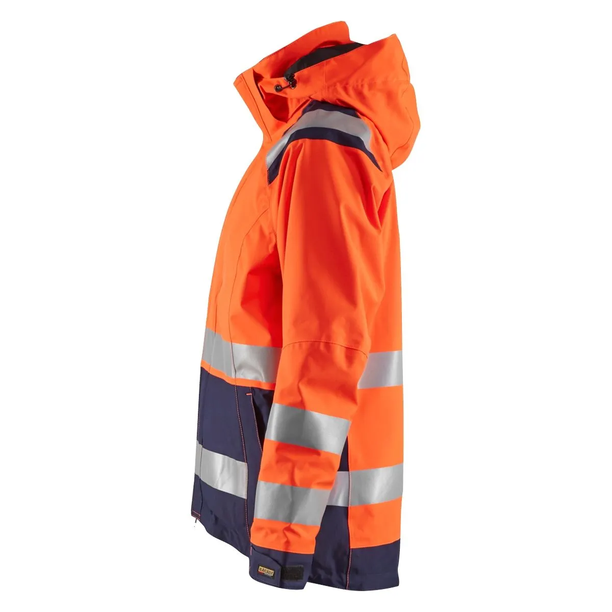 Ladies&#x20;High&#x20;Vis&#x20;Shell&#x20;Jacket&#x20;4904&#x20;High&#x20;Vis&#x20;Oranje&#x2F;Marineblauw&#x20;-&#x20;Bl&#xE5;kl&#xE4;der