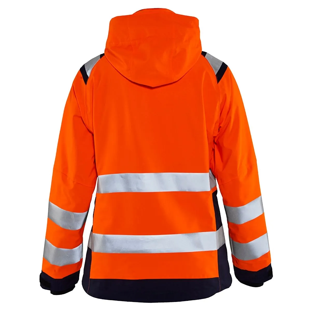 Ladies&#x20;High&#x20;Vis&#x20;Shell&#x20;Jacket&#x20;4904&#x20;High&#x20;Vis&#x20;Oranje&#x2F;Marineblauw&#x20;-&#x20;Bl&#xE5;kl&#xE4;der