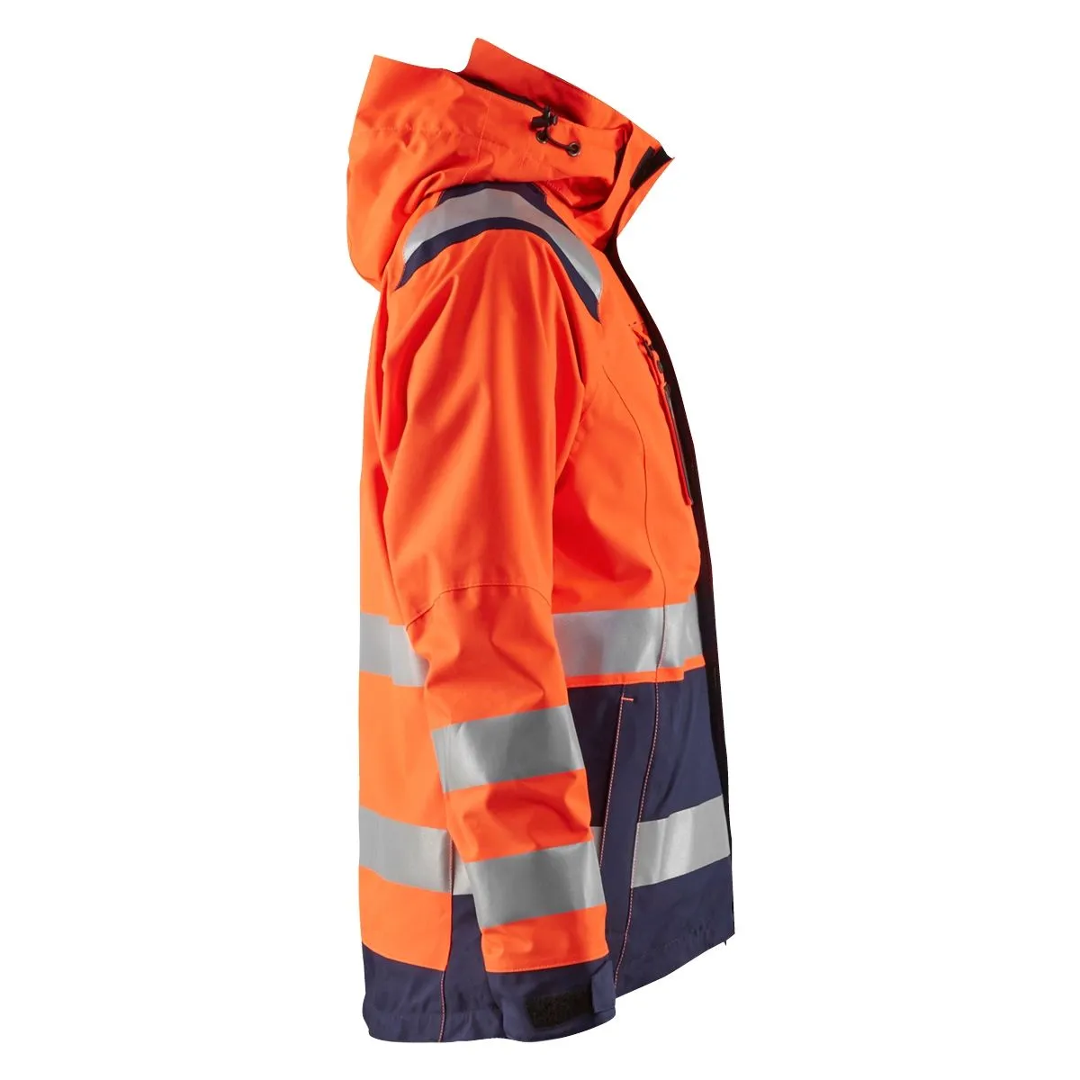 Ladies&#x20;High&#x20;Vis&#x20;Shell&#x20;Jacket&#x20;4904&#x20;High&#x20;Vis&#x20;Oranje&#x2F;Marineblauw&#x20;-&#x20;Bl&#xE5;kl&#xE4;der