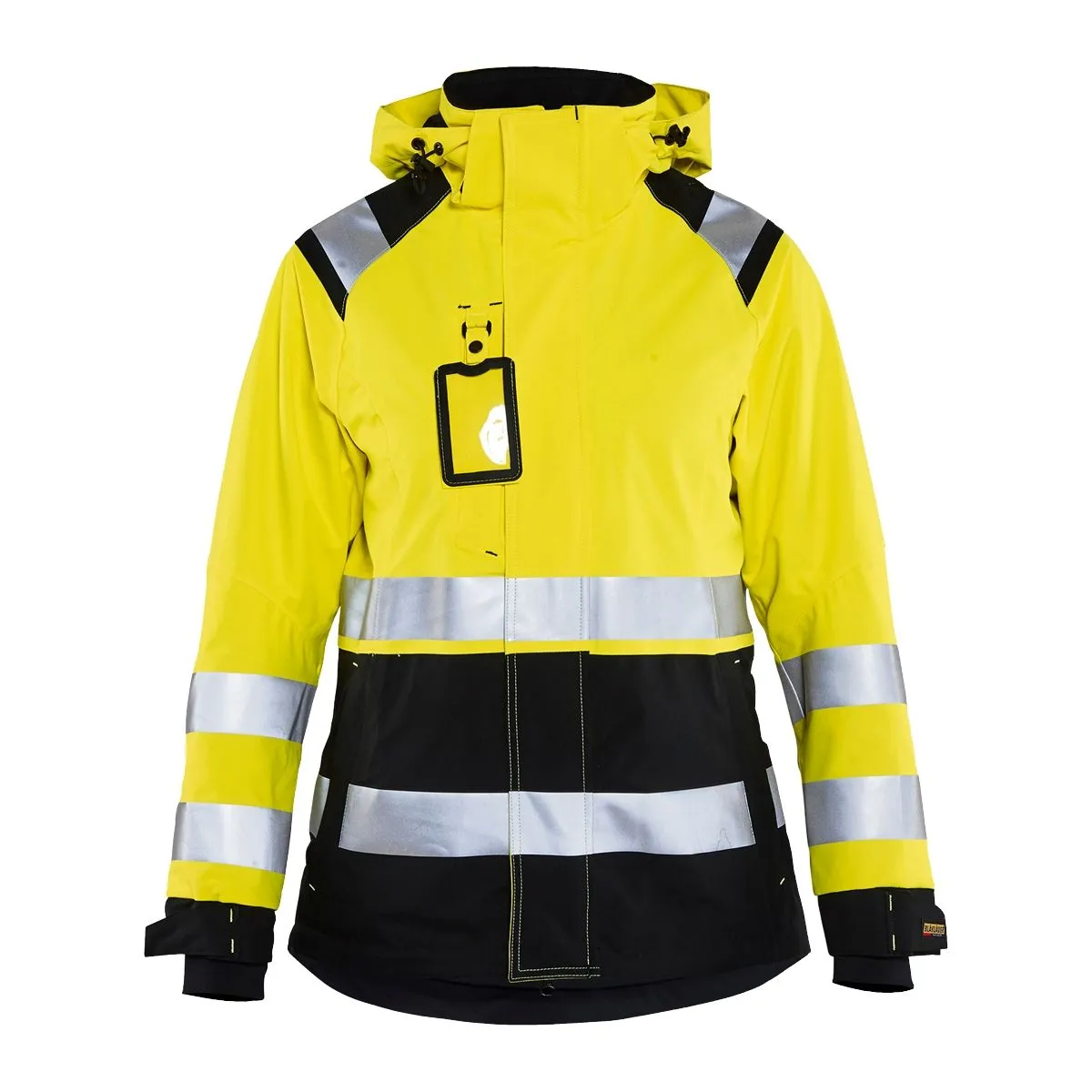 Ladies&#x20;High&#x20;Vis&#x20;Shell&#x20;Jacket&#x20;4904&#x20;High&#x20;Vis&#x20;Oranje&#x2F;Marineblauw&#x20;-&#x20;Bl&#xE5;kl&#xE4;der