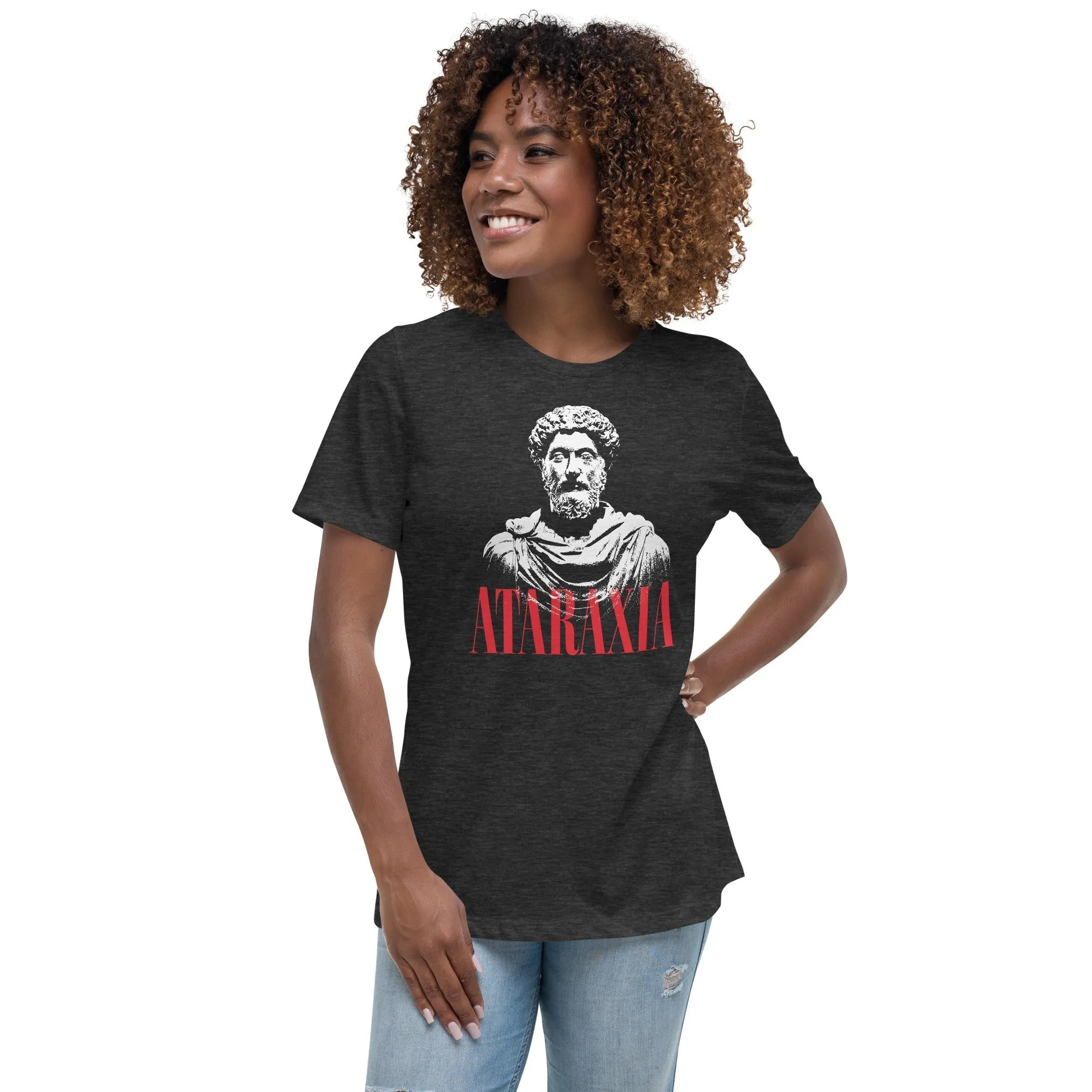 Marc Aurel Bust - Ataraxia Stoic Ethics - Women's T-Shirt
