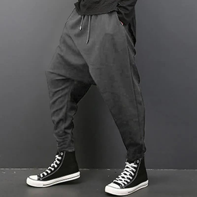 Men Casual Punk Style Baggy Pant
