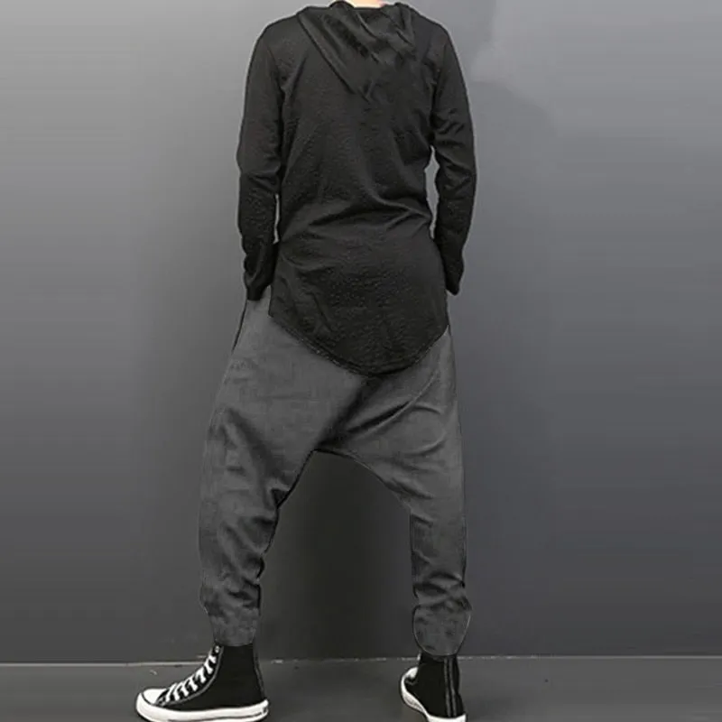 Men Casual Punk Style Baggy Pant