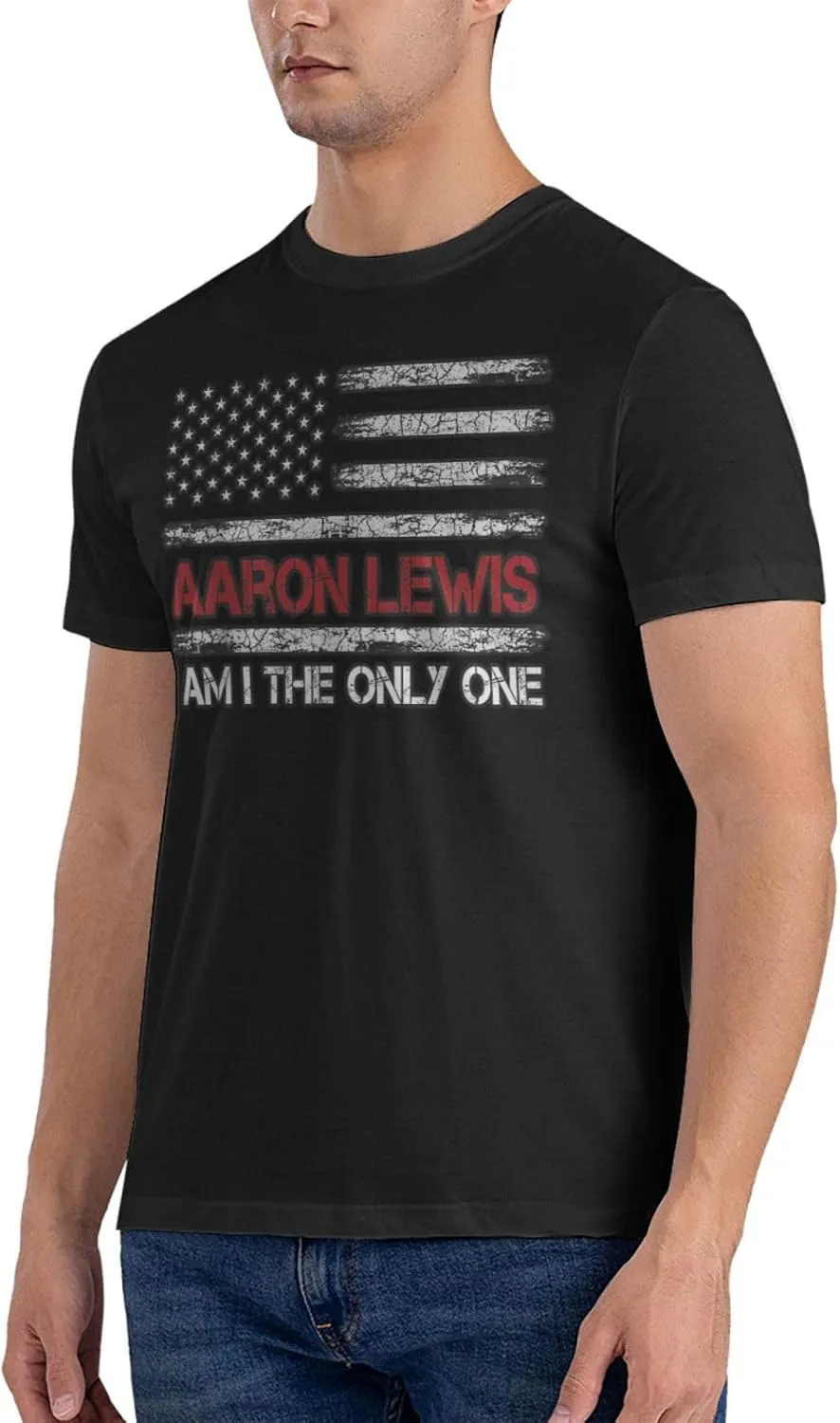 Men T Shirt Short Sleeve Crewneck Tee Summer Beach Tops Comfortable Cotton Shirt
