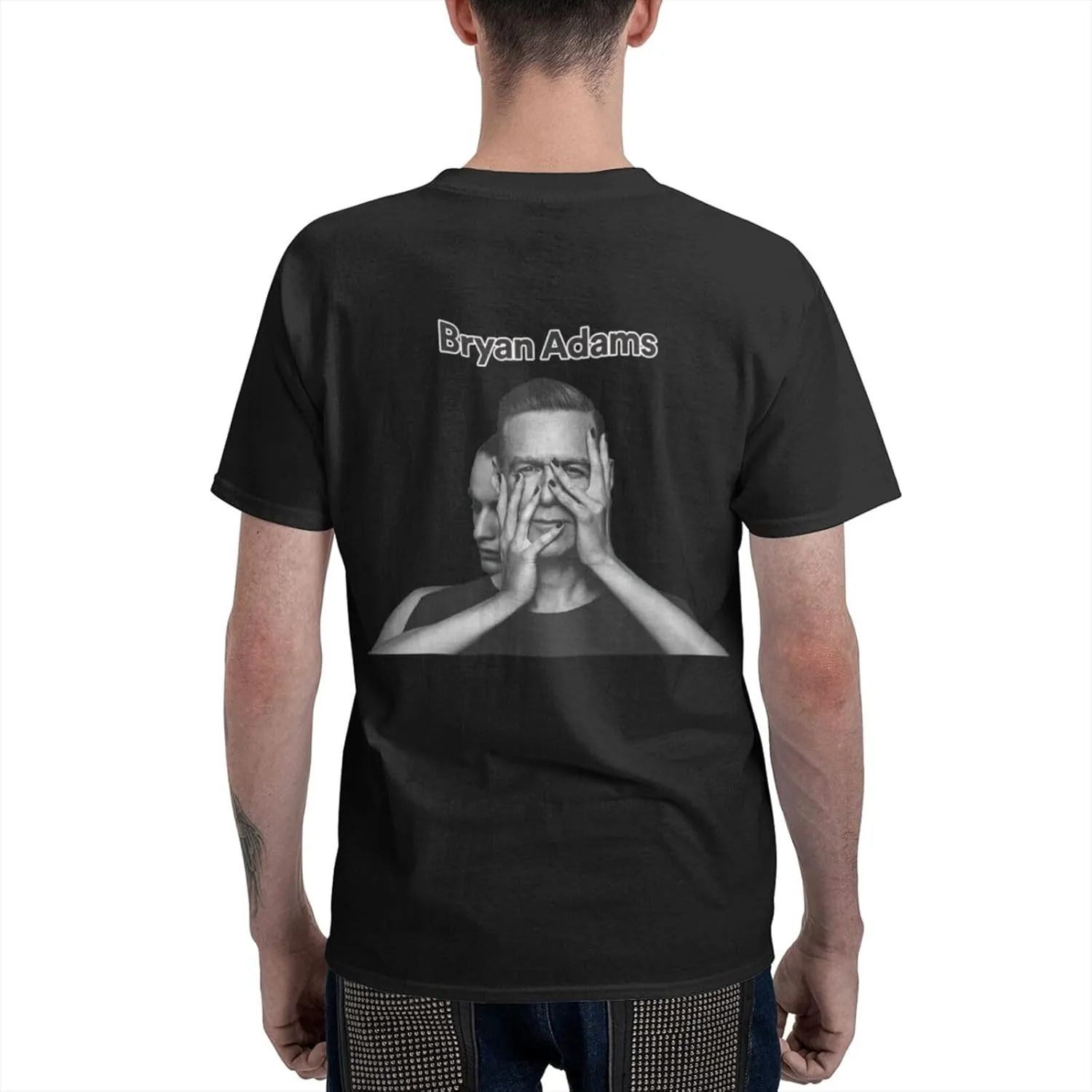 Men T Shirt Short Sleeve Crewneck Tee Summer Beach Tops Comfortable Cotton Shirt