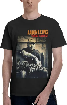 Men T Shirt Short Sleeve Crewneck Tee Summer Beach Tops Comfortable Cotton Shirt