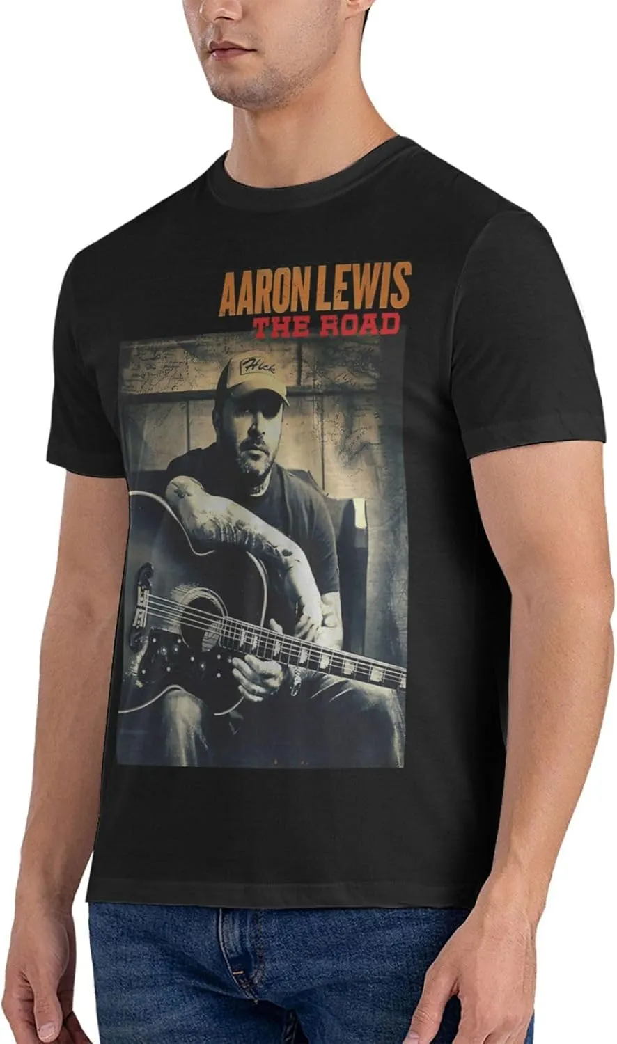 Men T Shirt Short Sleeve Crewneck Tee Summer Beach Tops Comfortable Cotton Shirt