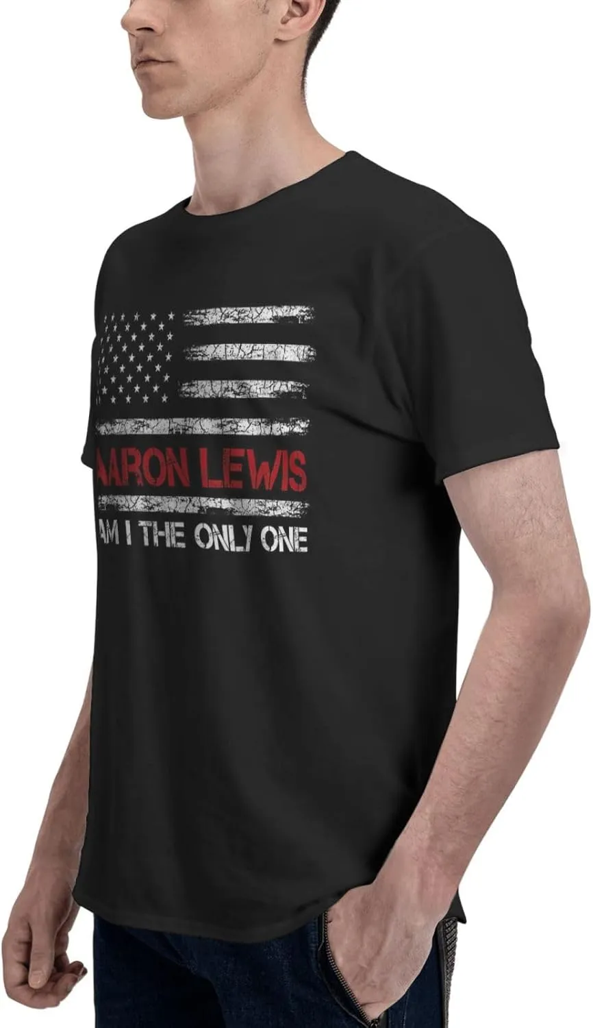 Men T Shirt Short Sleeve Crewneck Tee Summer Beach Tops Comfortable Cotton Shirt