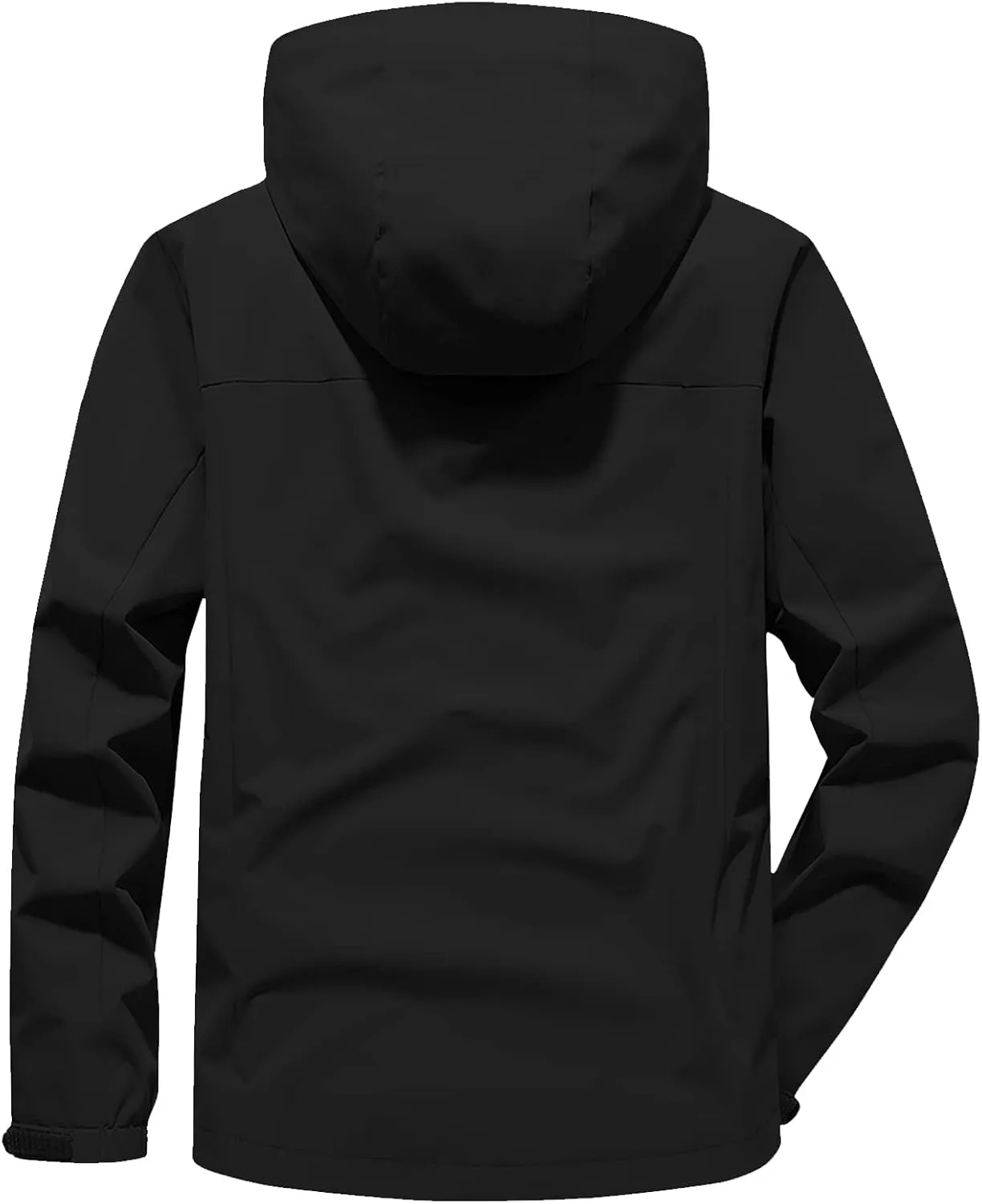 Men's Hooded Waterproof Jacket Outdoor Lightweight Softshell Jacket…