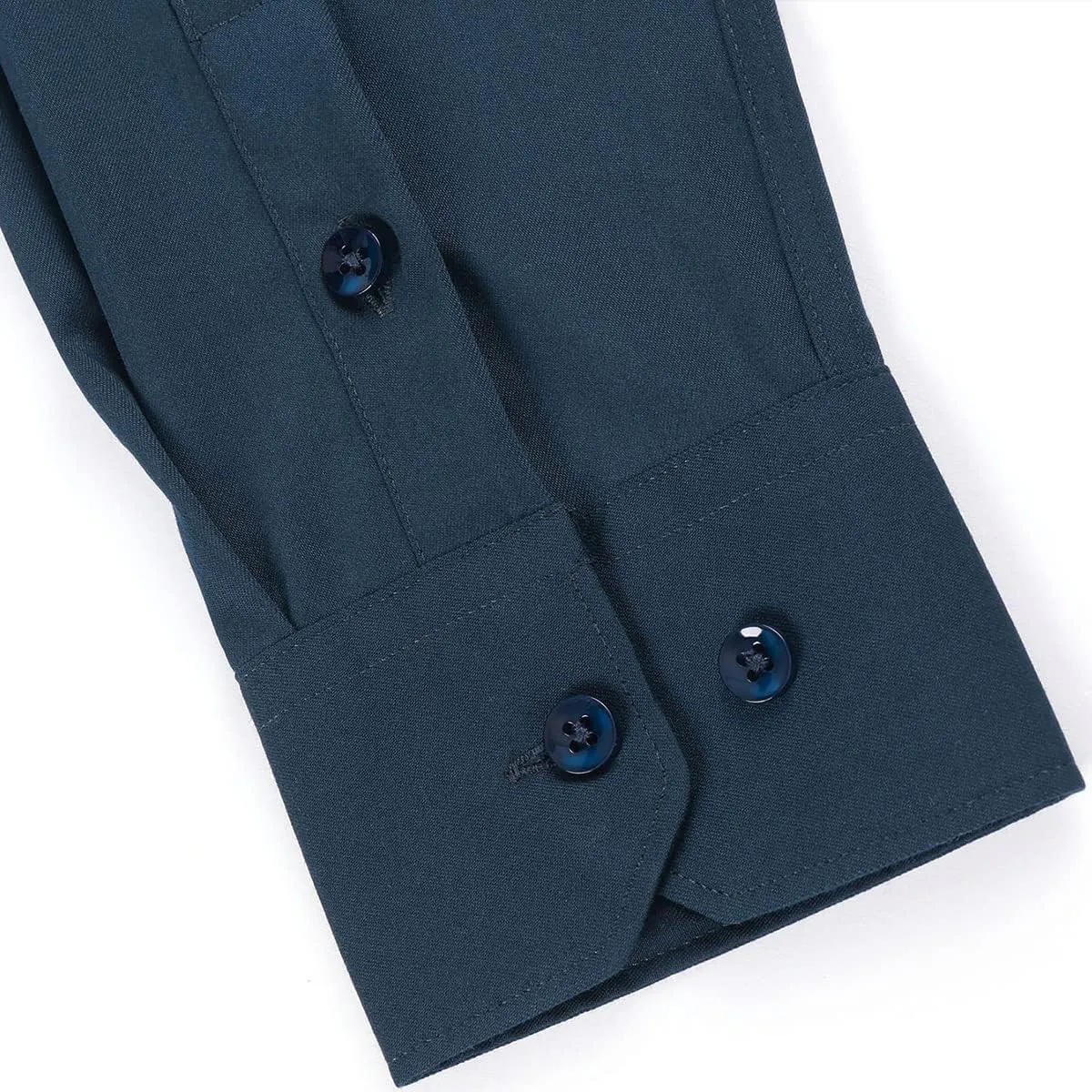 Men's Stretch Wrinkle Resistant Dress Shirt Long Sleeve Button up Business Casual Shirt Regular Fit