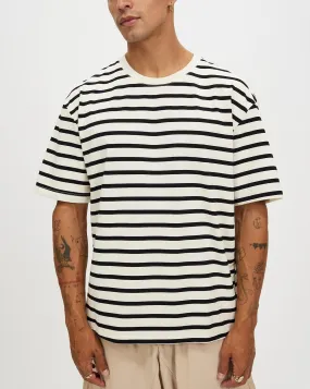 Men's Striped Casual Half Sleeved Top-Selby Top