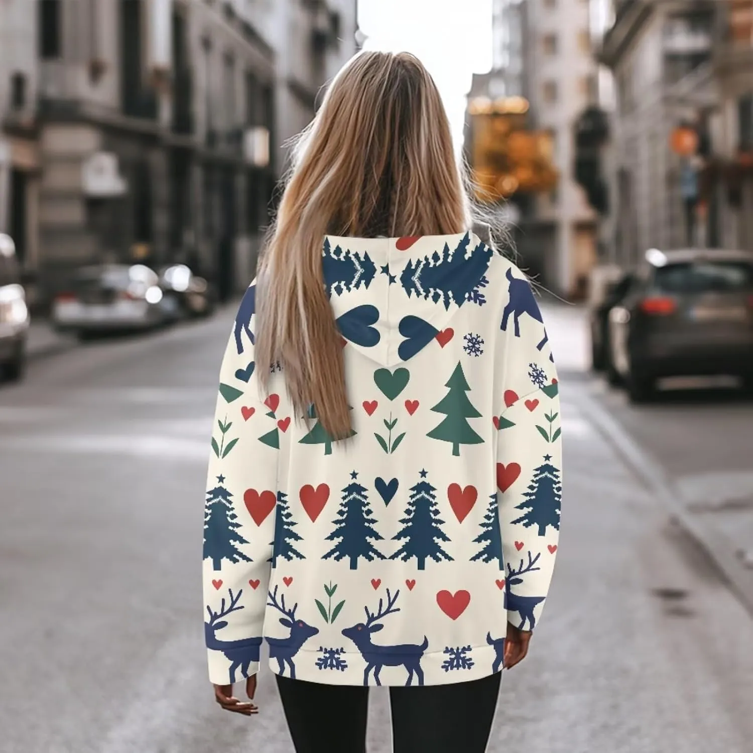 NDISTIN Women’s Pullover Sweatshirts Soft Skin Friendly Women's Baggy Hoodie Designed for Easy Movement