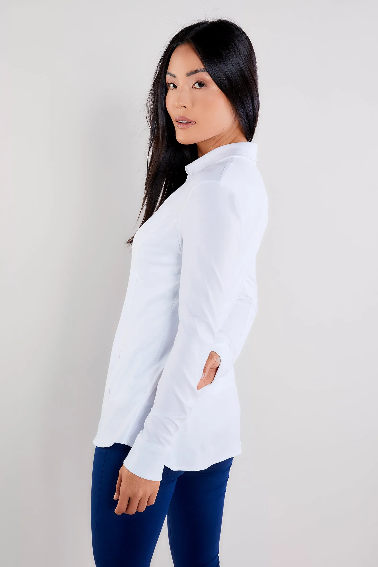 Nikki Longsleeve Pique Shirt