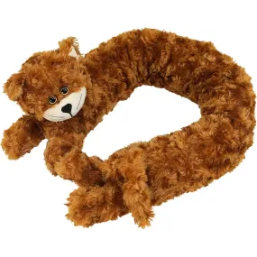 Novelty Draught Excluder for Doors Brown Cat Design