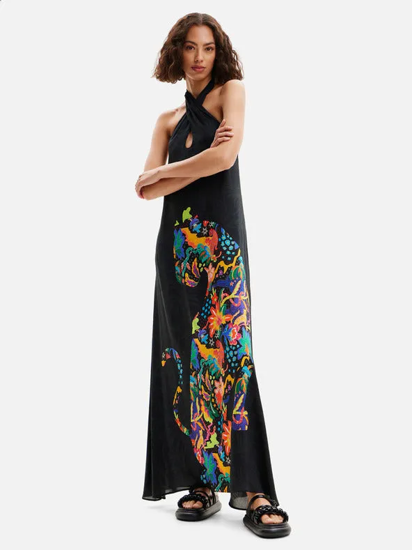 Panter Halter Dress