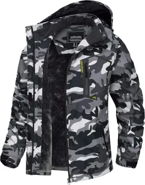 TACVASEN Women's Winter Jacket Waterproof Ski Jacket Hooded Fleece Lined Warm Snow Coat Mountain Windproof Rain Windbreaker